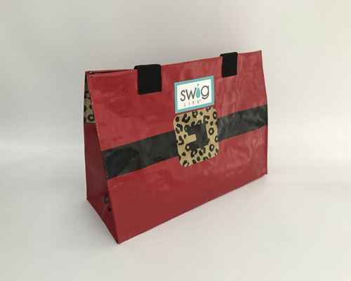 Red PP woven bag