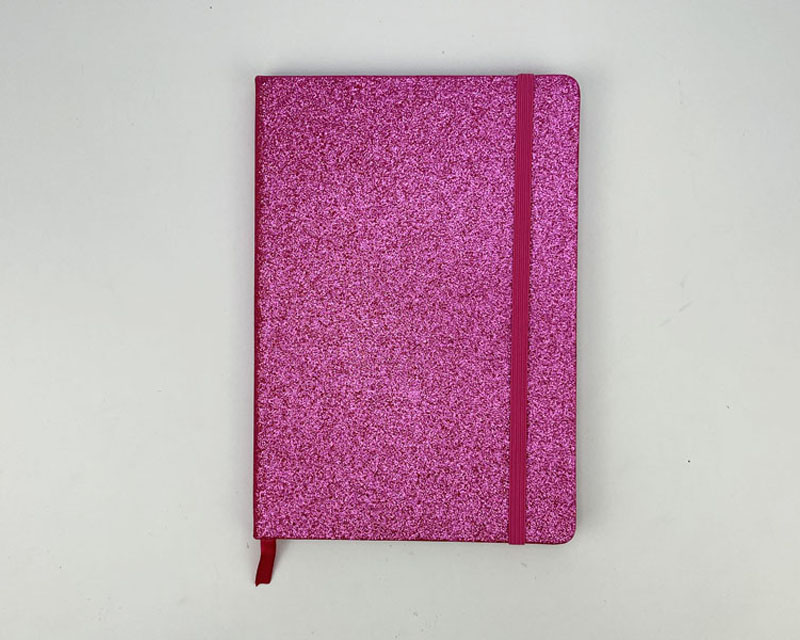 RED Elastic Closure Notebook