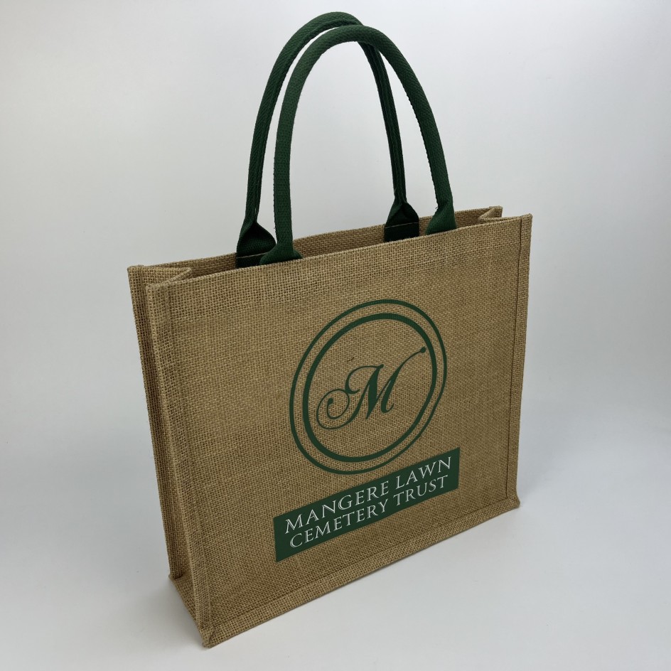 Eco-friendly jute tote bag