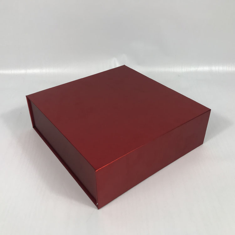 Luxury Red Gold Folding Rigid Boxes